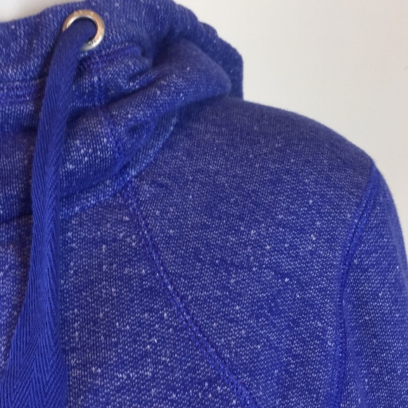 Zella Royal Blue Full Zip Nila Hoodie Pockets - Picture 6 of 8